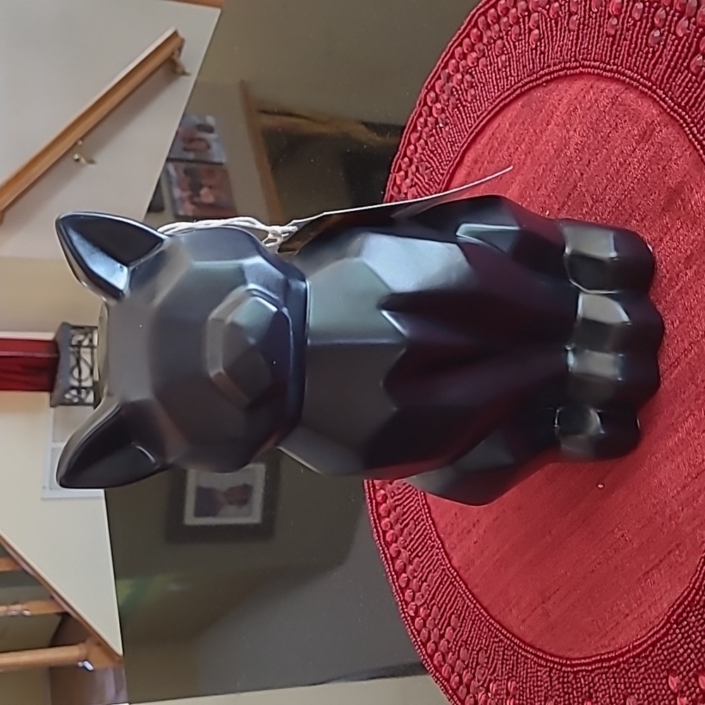 Geometric Cat Statue
